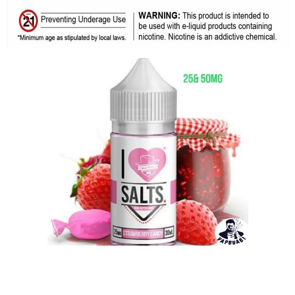 Strawberry Candy I Love Salts by Mad Hatter