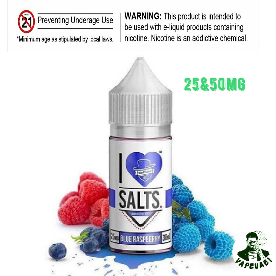 Best Buy Blue Raspberry I Love Salts by Mad Hatter Juice 30ml Best Buy Blue Raspberry I Love Salts by Mad Hatter