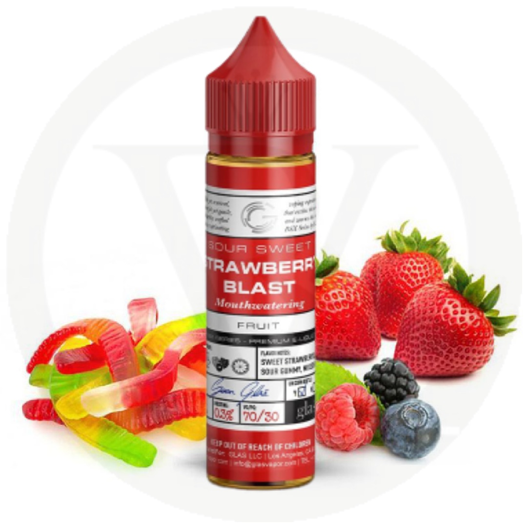 Strawberry Blast By Glas Vapor 60ml best online store UAE Strawberry Blast By Glas Vapor