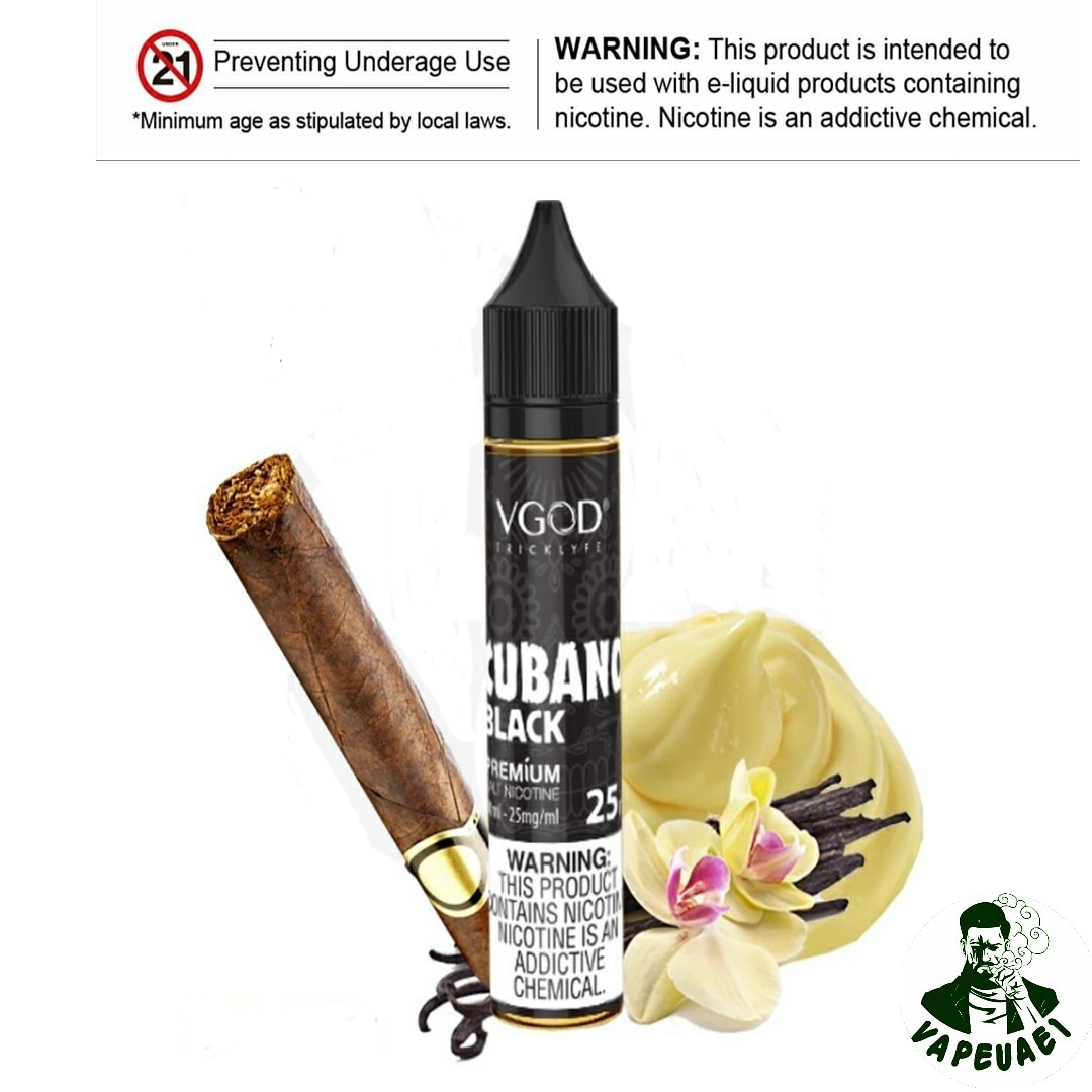 CUBANO BLACK SALTNIC BY VGOD CUBANO BLACK SALTNIC BY VGOD