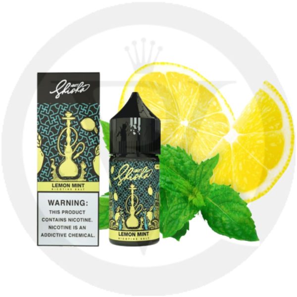 lemon mint by nasty shisha nicotine salt