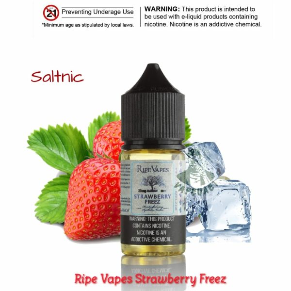 RIPE VAPE STRAWBERRY FREEZ SALTNIC
