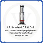 Smok LP1 Replacement Coils- Lp1 Meshed 0.8ohm