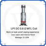 Smok LP1 Replacement Coils- Lp1 DC 0.8ohm MTL