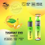 Tugboat evo disposable vape device - Banana Ice