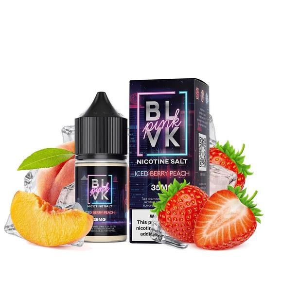 iced berry peach blvk pink salt