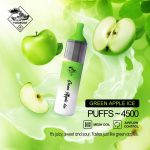 tugboat evo disposable vape device green apple ice