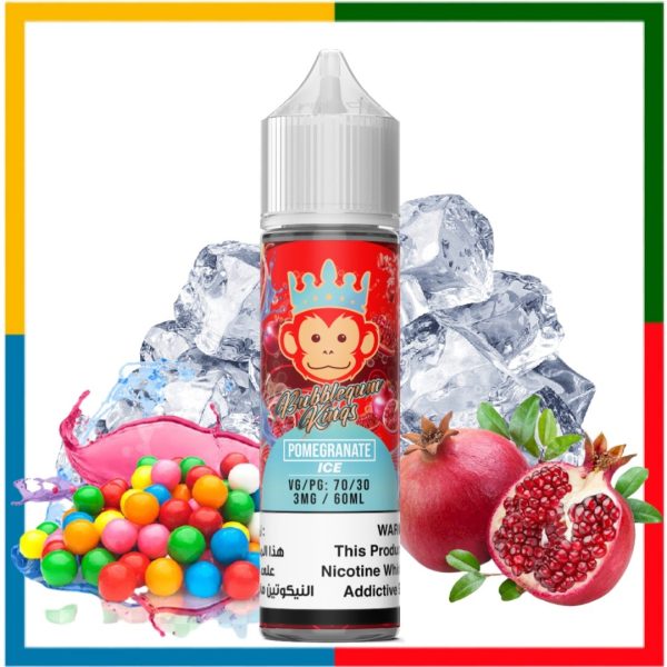 BUBBLEGUM KINGS POMEGRANATE ICE 60ML (FREEBASE)