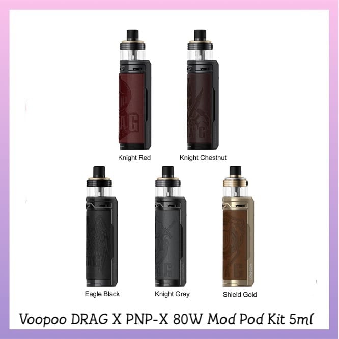 VOOPOO Drag X PnP-X Pod Kit 80W 5ml voopoo drag x pnp-x pod kit