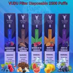 vudu filter 2500 puffs disposable