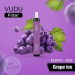 VUDU Filter 2500 Puffs Disposable- Grape Ice