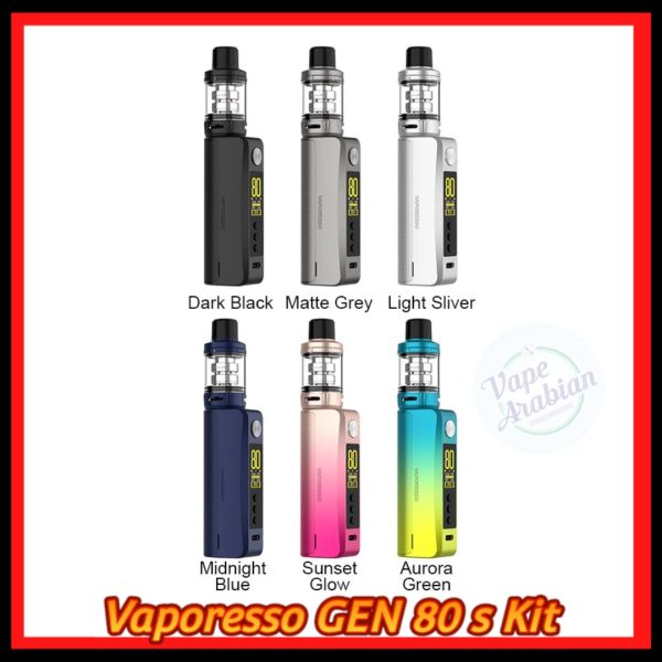vaporesso gen 80 s kit with itank atomizer