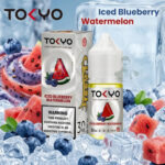 Tokyo Salt Nic E-Liquid 30ml Iced Blueberry Watermelon