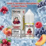 Tokyo Salt Nic E-Liquid 30ml Iced Cranberry Raspberry Grape Peach