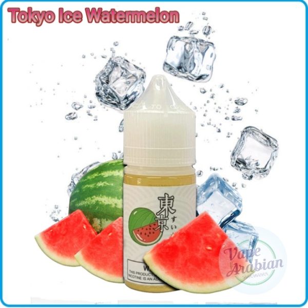 Tokyo Salt Nic E liquid 30ml ice watermelon