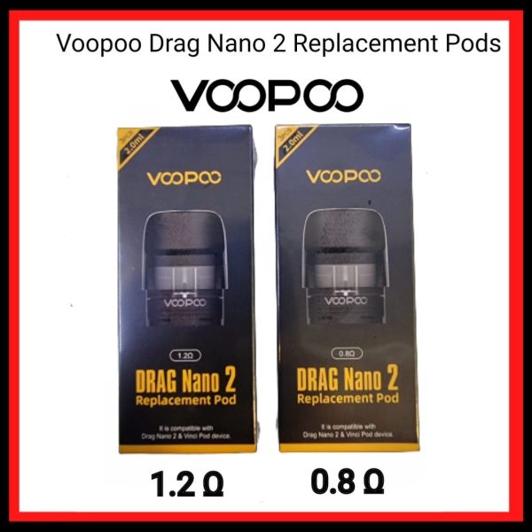 voopoo drag nano 2 replacement pods