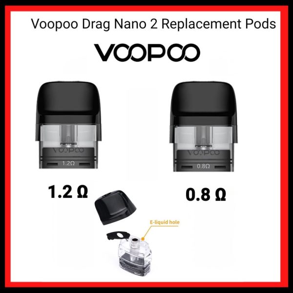 voopoo drag nano 2 replacement pod