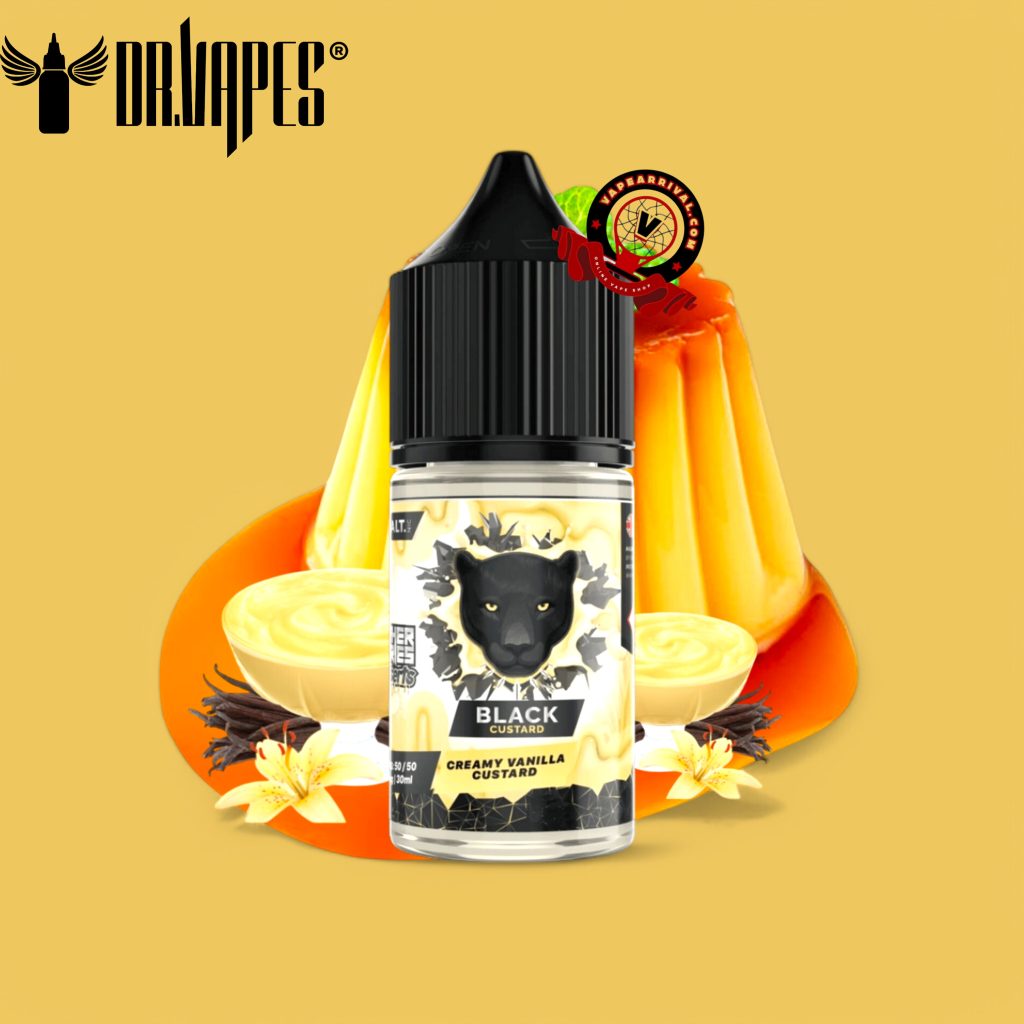 Dr Vapes Black Custard Salt Nic