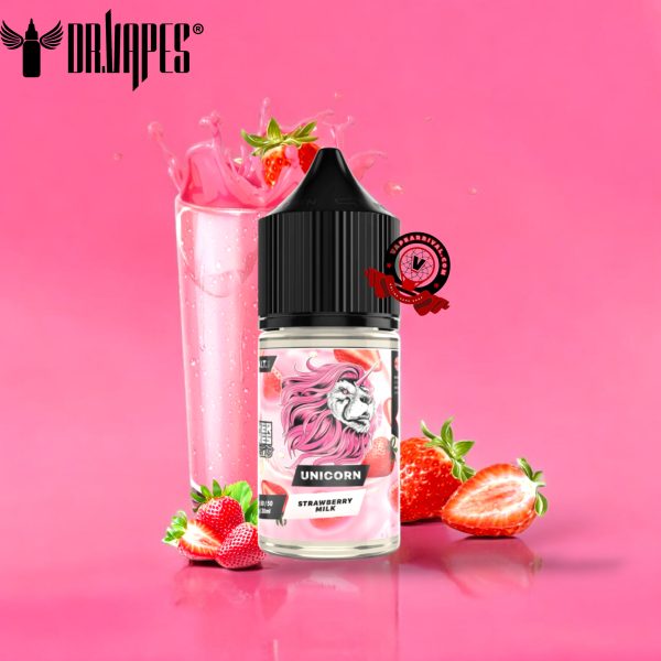 Dr Vapes Unicorn Strawberry Milk Salt