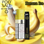 Pod Salt Go Disposable Vape 2500 Puffs Banana Ice