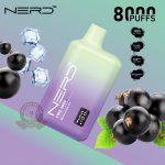 Nerd Fire 8000 Puffs Disposable Vape Blackcurrant Ice