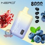 Nerd Fire 8000 Puffs Disposable Vape Blueberry Pomegranate