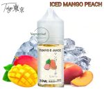 Tokyo Salt Nic E liquid 30ml- Iced Mango Peach