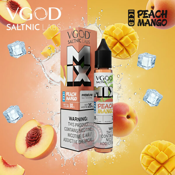 VGOD Iced Mix Series Salt Iced Peach Mango