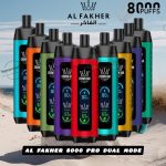 al fakher 8000 pro dual mode disposable kit