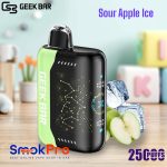 Geek Bar Pulse X 25000 Puffs Disposable Vape Sour Apple Ice