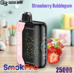 Geek Bar Pulse X 25000 Puffs Disposable Vape Strawberry Bubblegum