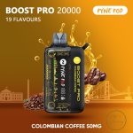 pyne pod boost pro 20000 puffs disposable kit Colombian Coffee
