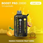 pyne pod boost pro 20000 puffs disposable kit Mango Passion Fruit