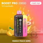 pyne pod boost pro 20000 puffs disposable kit Mango Peach