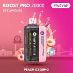 pyne pod boost pro 20000 puffs disposable kit Peach Ice