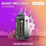 pyne pod boost pro 20000 puffs disposable kit Sakura Grape