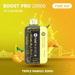pyne pod boost pro 20000 puffs disposable kit Triple Mango