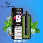 Al Fakher Crown Bar 15000 Puffs Hypermax- Menthol