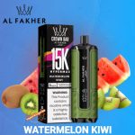 Al Fakher Crown Bar 15000 Puffs Hypermax- Watermelon Kiwi