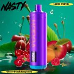 Nasty Hooqa 15000 Puffs Disposable Vape Cherry Peach Raspberry