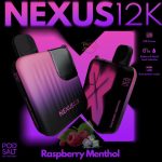 Pod Salt Nexus 12000 puffs Raspberry Menthol