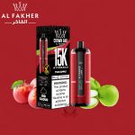 al fakher 15000 puffs Two Apple