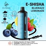 elf bar e shisha 16000 puffs Blue razz Lemonade