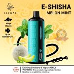 elf bar e shisha 16000 puffs Melon Mint