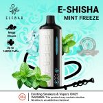 elf bar e shisha 16000 puffs Mint Freeze