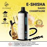 elf bar e shisha 16000 puffs Saudi Champagne