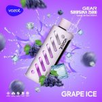 Vozol Gear Shisha 25000 Puffs Grape Ice