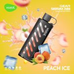 Vozol Gear Shisha 25000 Puffs Peach Ice