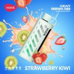 Vozol Gear Shisha 25000 Puffs Strawberry Kiwi