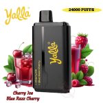 Yalla 24000 Puffs Disposable Vape Cherry Ice Blue Razz Cherry